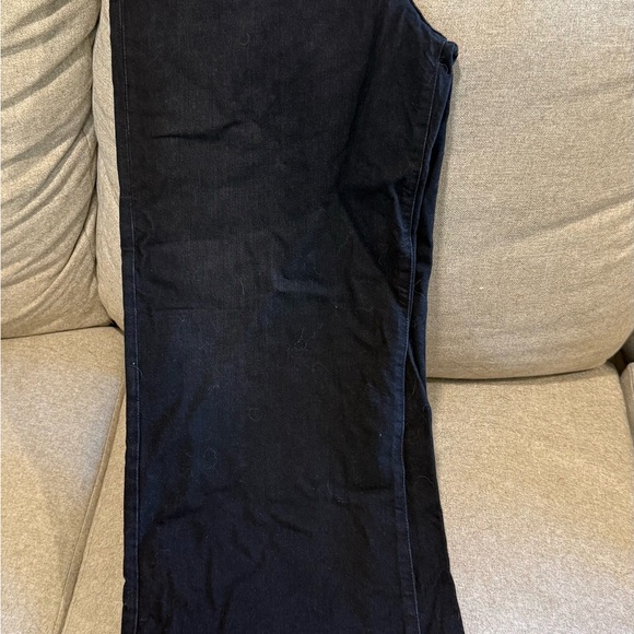 AG Adriano Goldschmied Women's Straight Leg Black Jeans, Nebula size 31 NWT - Picture 4 of 13